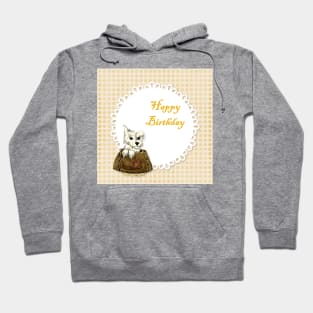 west highland white terrier happy birthday Hoodie